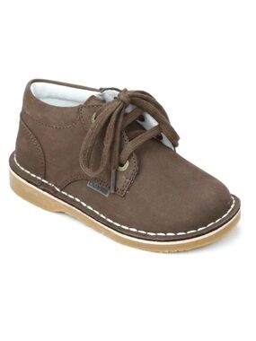 Lamour HUGO Toddler Lace-Up Boots in Dark Brown